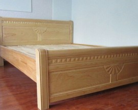 Giường Gỗ Tự Nhiên Giá Rẻ
