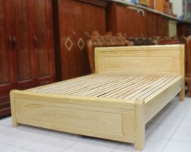 Giường Ngủ Gỗ Tự Nhiên Sồi