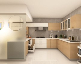 Tủ Bếp Gỗ Chữ U Đẹp