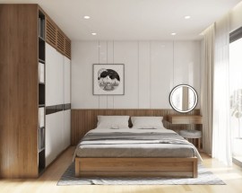 Phòng Ngủ Gỗ Đẹp Hiện Đại