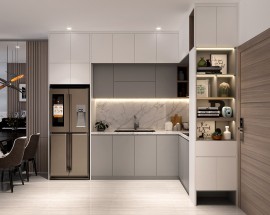 Thi Công Tủ Bếp Đẹp Hiện Đại TpHcm