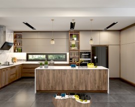 Thi Công Tủ Bếp Gỗ Giá Rẻ Tại Hcm