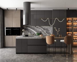 Thi Công Tủ Bếp Hiện Đại Rẻ Đẹp HCM