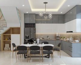 Tủ Bếp Acrylic Đẹp An Cường