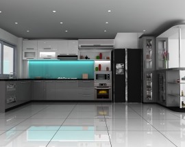 Tủ Bếp Acrylic Đẹp Hcm