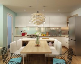 Tủ Bếp Acrylic Giá Rẻ Hcm