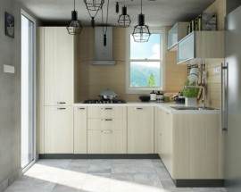 Tủ Bếp Chữ L Cho Nhà Nhỏ
