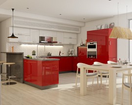 Tủ Bếp Chữ U Hiện Đại