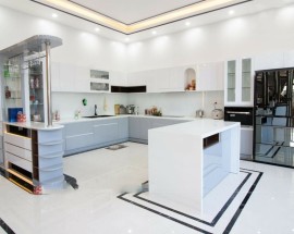 Tủ Bếp Có Quầy Bar Cao Cấp