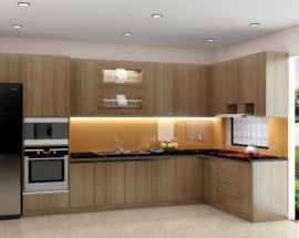 Tủ Bếp Đẹp Dáng Chữ L