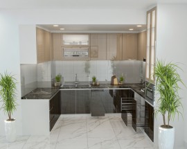 Tủ Bếp Gỗ Acrylic Đẹp Giá Rẻ
