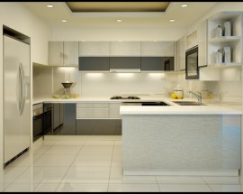 Tủ Bếp Gỗ Acrylic Giá Rẻ Đẹp Tp.Hcm