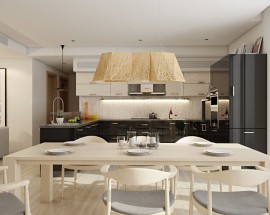 Tủ Bếp Gỗ Chữ U