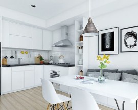 Tủ Bếp Gỗ Công Nghiệp Giá Rẻ Tại Thủ Đức