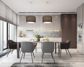 Tủ Bếp Gỗ Công Nghiệp Hiện Đại Giá Rẻ