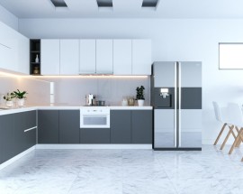 Tủ Bếp Gỗ Công Nghiệp Hiện Đại Tại Thủ Đức