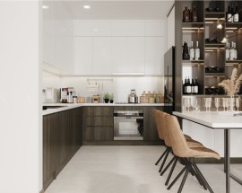 Tủ Bếp Gỗ Giá Rẻ Hiện Đại Tại TPHcm