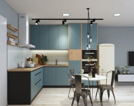 Tủ Bếp Gỗ Hiện Đại