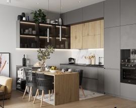 Tủ Bếp Gỗ MDF Giá Rẻ