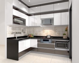 Tủ Bếp Hiện Đại Công Nghiệp Rẻ Đẹp HCM