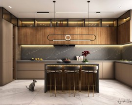 Tủ Bếp Hiện Đại Rẻ Tp.Hcm