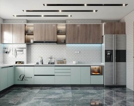 Tủ Bếp Laminate Giá Rẻ Đẹp