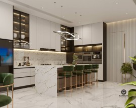 Tủ Bếp MDF Giá Rẻ Hcm