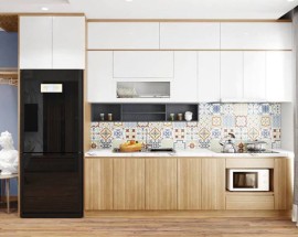 Tủ Bếp MDF Phủ Melamine An Cường