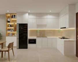Tủ Bếp Nhựa Acrylic Chống Nước