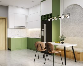 Tủ Bếp Nhựa Laminate