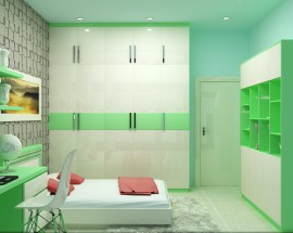 Tủ Quần Áo Gỗ Acrylic Đẹp