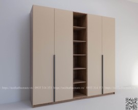 Tủ Quần Áo Gỗ MDF Melamine