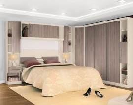 Tủ Quần Áo Kết Hợp Kệ Trang Trí