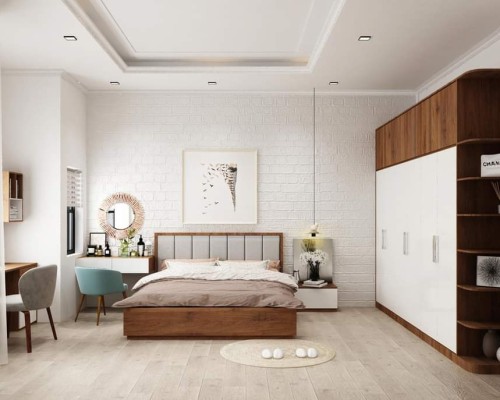 Bộ Phòng Ngủ Gỗ Công Nghiệp An Cường