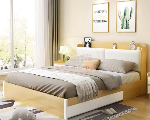 Giường Gỗ MDF An Cường Giá Rẻ