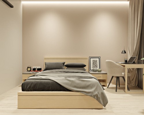 Giường Gỗ Đẹp Hiện Đại Hcm