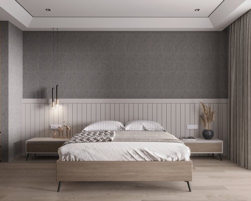 Giường Gỗ MDF Giá Rẻ