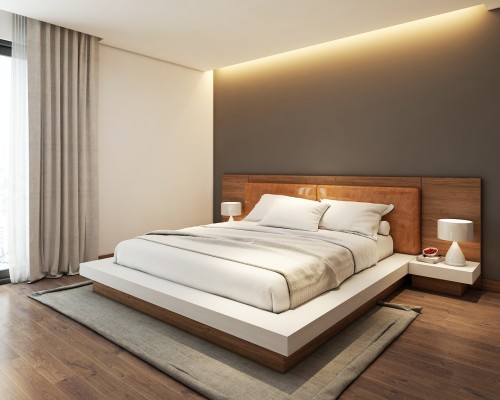 Giường Ngủ Gỗ Công Nghiệp Đẹp Hiện Đại