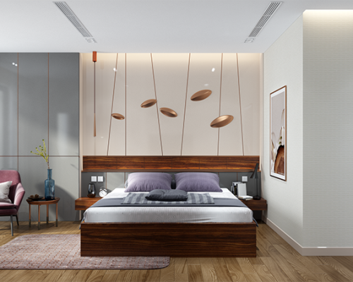 Giường Ngủ Gỗ Đẹp Hiện Đại Tp.Hcm