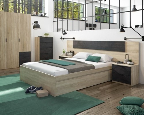 Giường Ngủ Gỗ MDF Giá Rẻ