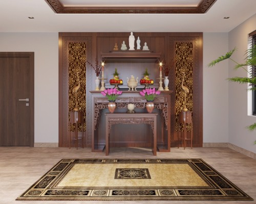 20 Mẫu Bàn Thờ Gia Tiên Đẹp Hiện Đại 