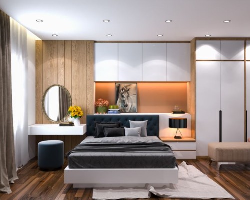 Nội Thất Phòng Ngủ Hiện Đại Đơn Giản