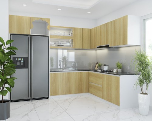 Thi Công Tủ Bếp Gỗ Giá Rẻ Hcm