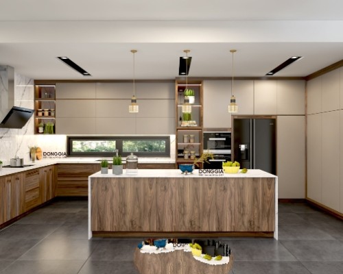 Thi Công Tủ Bếp Gỗ Giá Rẻ Tại Hcm