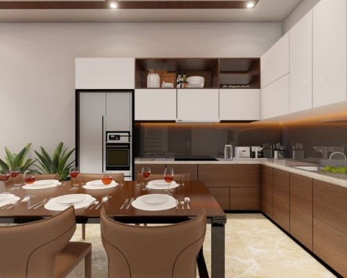 Thi Công Tủ Bếp Hiện Đại Công Nghiệp Thủ Đức