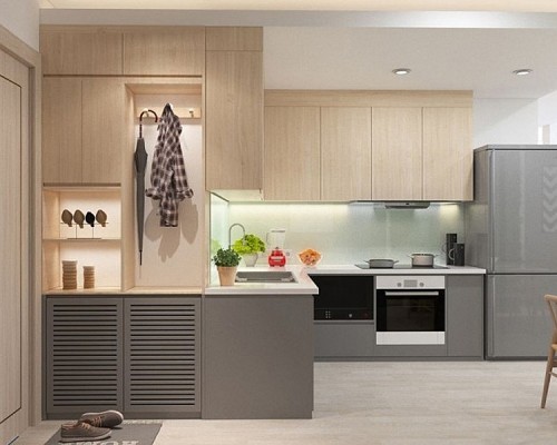 Thi Công Tủ Bếp Hiện Đại Đẹp Hcm