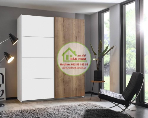 Tủ Áo Gỗ Cửa Lùa Đẹp Rẻ