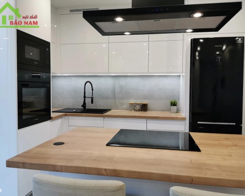 Tủ Bếp Acrylic An Cường Đẹp Tp.Hcm