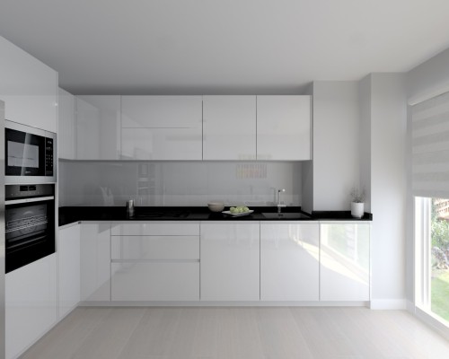 Tủ Bếp Acrylic Màu Trắng Đẹp