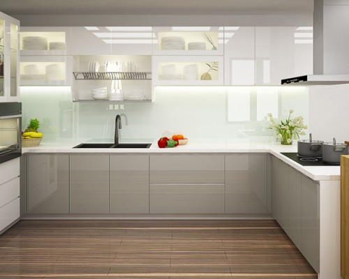 Tủ Bếp Acrylic Đẹp Giá Rẻ Tp.Hcm